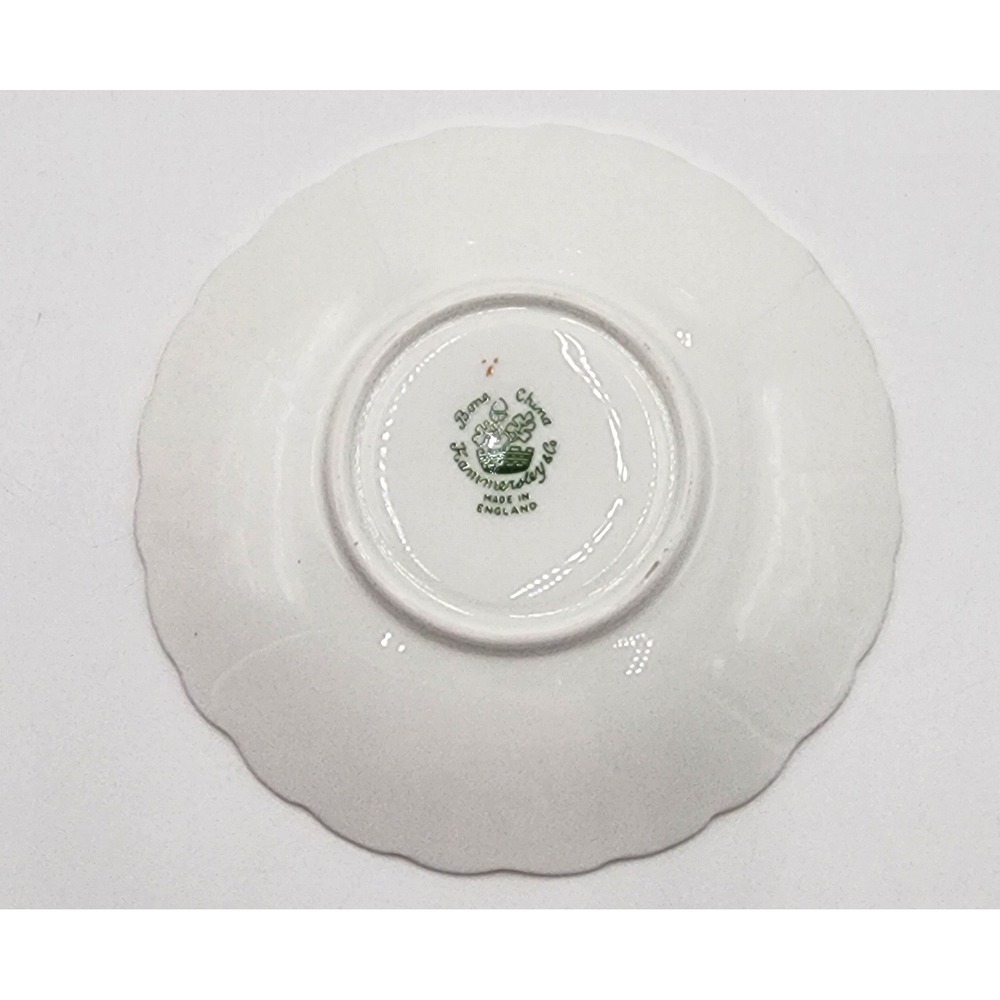 Vintage Hammersley & Co Dogwood Teacup Saucer Set Provincial Flowers White EXC - Picture 9 of 16